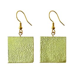 Aluminium Small Square - Lemon Gold