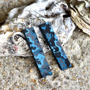 Rectangle Carbon Fiber - Arctic Storm