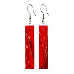 Rectangle Stribes - Red