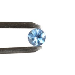 Shou Sugi Ban Small Square - Sky Blue Topaz