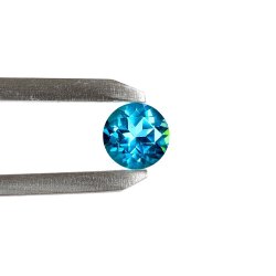 Shou Sugi Ban Small Square - Paraiba Topaz